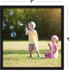 image:imageAmericanflat 24x30 Poster Frame  Slim Molding  Black  Polished plexiglass front hangs vertical or horizontal sawtooth hangers included secure turntab backingBlack