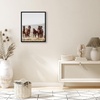 image:imageAmericanflat 24x30 Poster Frame  Slim Molding  Black  Polished plexiglass front hangs vertical or horizontal sawtooth hangers included secure turntab backingBlack