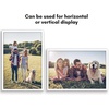 image:imageAmericanflat 24x30 Poster Frame  Slim Molding  Black  Polished plexiglass front hangs vertical or horizontal sawtooth hangers included secure turntab backingWhite