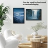image:imageAmericanflat 24x30 Poster Frame  Slim Molding  Black  Polished plexiglass front hangs vertical or horizontal sawtooth hangers included secure turntab backingBlack