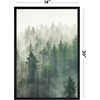 image:imageAmericanflat 24x30 Poster Frame  Slim Molding  Black  Polished plexiglass front hangs vertical or horizontal sawtooth hangers included secure turntab backingBlack