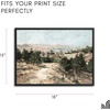 image:imageAmericanflat 24x30 Poster Frame  Slim Molding  Black  Polished plexiglass front hangs vertical or horizontal sawtooth hangers included secure turntab backingBlack