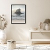 image:imageAmericanflat 24x30 Poster Frame  Slim Molding  Black  Polished plexiglass front hangs vertical or horizontal sawtooth hangers included secure turntab backingBlack