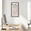 image:imageAmericanflat 24x30 Poster Frame  Slim Molding  Black  Polished plexiglass front hangs vertical or horizontal sawtooth hangers included secure turntab backingBlack