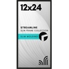 image:imageAmericanflat 24x30 Poster Frame  Slim Molding  Black  Polished plexiglass front hangs vertical or horizontal sawtooth hangers included secure turntab backingBlack