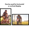 image:imageAmericanflat 24x30 Poster Frame  Slim Molding  Black  Polished plexiglass front hangs vertical or horizontal sawtooth hangers included secure turntab backingBlack