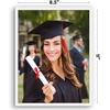 image:imageAmericanflat 24x30 Poster Frame  Slim Molding  Black  Polished plexiglass front hangs vertical or horizontal sawtooth hangers included secure turntab backingWhite