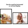 image:imageAmericanflat 24x30 Poster Frame  Slim Molding  Black  Polished plexiglass front hangs vertical or horizontal sawtooth hangers included secure turntab backingBlack