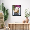 image:imageAmericanflat 24x30 Poster Frame  Slim Molding  Black  Polished plexiglass front hangs vertical or horizontal sawtooth hangers included secure turntab backingBlack