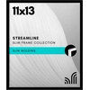 image:imageAmericanflat 24x30 Poster Frame  Slim Molding  Black  Polished plexiglass front hangs vertical or horizontal sawtooth hangers included secure turntab backingBlack