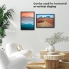 image:imageAmericanflat 24x30 Poster Frame  Slim Molding  Black  Polished plexiglass front hangs vertical or horizontal sawtooth hangers included secure turntab backingBlack