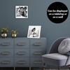 image:imageAmericanflat 24x30 Poster Frame  Slim Molding  Black  Polished plexiglass front hangs vertical or horizontal sawtooth hangers included secure turntab backingWhite