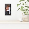 image:imageAmericanflat 24x30 Poster Frame  Slim Molding  Black  Polished plexiglass front hangs vertical or horizontal sawtooth hangers included secure turntab backingBlack