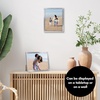 image:imageAmericanflat 24x30 Poster Frame  Slim Molding  Black  Polished plexiglass front hangs vertical or horizontal sawtooth hangers included secure turntab backingSilver