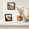 image:imageAmericanflat 24x30 Poster Frame  Slim Molding  Black  Polished plexiglass front hangs vertical or horizontal sawtooth hangers included secure turntab backingBlack