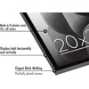 image:imageAmericanflat 24x30 Poster Frame  Slim Molding  Black  Polished plexiglass front hangs vertical or horizontal sawtooth hangers included secure turntab backingBlack