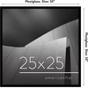 image:imageAmericanflat 24x30 Poster Frame  Slim Molding  Black  Polished plexiglass front hangs vertical or horizontal sawtooth hangers included secure turntab backingBlack