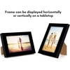 image:imageAmericanflat 24x30 Poster Frame  Slim Molding  Black  Polished plexiglass front hangs vertical or horizontal sawtooth hangers included secure turntab backingBlack