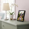 image:imageAmericanflat 24x30 Poster Frame  Slim Molding  Black  Polished plexiglass front hangs vertical or horizontal sawtooth hangers included secure turntab backingBlack