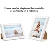 image:imageAmericanflat 24x30 Poster Frame  Slim Molding  Black  Polished plexiglass front hangs vertical or horizontal sawtooth hangers included secure turntab backingWhite