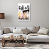 image:imageAmericanflat 24x30 Poster Frame  Slim Molding  Black  Polished plexiglass front hangs vertical or horizontal sawtooth hangers included secure turntab backingWhite
