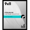 image:imageAmericanflat 24x30 Poster Frame  Slim Molding  Black  Polished plexiglass front hangs vertical or horizontal sawtooth hangers included secure turntab backingBlack