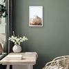 image:imageAmericanflat 24x30 Poster Frame  Slim Molding  Black  Polished plexiglass front hangs vertical or horizontal sawtooth hangers included secure turntab backingWhite