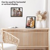image:imageAmericanflat 24x30 Poster Frame  Slim Molding  Black  Polished plexiglass front hangs vertical or horizontal sawtooth hangers included secure turntab backingBlack