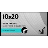 image:imageAmericanflat 24x30 Poster Frame  Slim Molding  Black  Polished plexiglass front hangs vertical or horizontal sawtooth hangers included secure turntab backingBlack