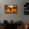 image:imageAmericanflat 24x30 Poster Frame  Slim Molding  Black  Polished plexiglass front hangs vertical or horizontal sawtooth hangers included secure turntab backingBlack