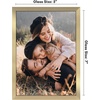 image:imageAmericanflat 24x30 Poster Frame  Slim Molding  Black  Polished plexiglass front hangs vertical or horizontal sawtooth hangers included secure turntab backingGold