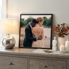 image:imageAmericanflat 24x30 Poster Frame  Slim Molding  Black  Polished plexiglass front hangs vertical or horizontal sawtooth hangers included secure turntab backingBlack