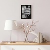 image:imageAmericanflat 24x30 Poster Frame  Slim Molding  Black  Polished plexiglass front hangs vertical or horizontal sawtooth hangers included secure turntab backingBlack