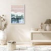 image:imageAmericanflat 24x30 Poster Frame  Slim Molding  Black  Polished plexiglass front hangs vertical or horizontal sawtooth hangers included secure turntab backingWhite