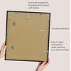 image:imageAmericanflat 24x30 Poster Frame  Slim Molding  Black  Polished plexiglass front hangs vertical or horizontal sawtooth hangers included secure turntab backingBlack