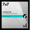 image:imageAmericanflat 24x30 Poster Frame  Slim Molding  Black  Polished plexiglass front hangs vertical or horizontal sawtooth hangers included secure turntab backingBlack