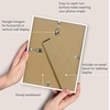 image:imageAmericanflat 24x30 Poster Frame  Slim Molding  Black  Polished plexiglass front hangs vertical or horizontal sawtooth hangers included secure turntab backingWhite