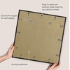 image:imageAmericanflat 24x30 Poster Frame  Slim Molding  Black  Polished plexiglass front hangs vertical or horizontal sawtooth hangers included secure turntab backingBlack