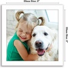 image:imageAmericanflat 24x30 Poster Frame  Slim Molding  Black  Polished plexiglass front hangs vertical or horizontal sawtooth hangers included secure turntab backingWhite