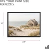 image:imageAmericanflat 24x30 Poster Frame  Slim Molding  Black  Polished plexiglass front hangs vertical or horizontal sawtooth hangers included secure turntab backingBlack