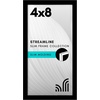 image:imageAmericanflat 24x30 Poster Frame  Slim Molding  Black  Polished plexiglass front hangs vertical or horizontal sawtooth hangers included secure turntab backingBlack