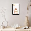 image:imageAmericanflat 24x30 Poster Frame  Slim Molding  Black  Polished plexiglass front hangs vertical or horizontal sawtooth hangers included secure turntab backingBlack