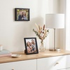 image:imageAmericanflat 24x30 Poster Frame  Slim Molding  Black  Polished plexiglass front hangs vertical or horizontal sawtooth hangers included secure turntab backingBlack