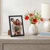 image:imageAmericanflat 24x30 Poster Frame  Slim Molding  Black  Polished plexiglass front hangs vertical or horizontal sawtooth hangers included secure turntab backingBlack