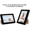 image:imageAmericanflat 24x30 Poster Frame  Slim Molding  Black  Polished plexiglass front hangs vertical or horizontal sawtooth hangers included secure turntab backingBlack