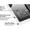 image:imageAmericanflat 24x30 Poster Frame  Slim Molding  Black  Polished plexiglass front hangs vertical or horizontal sawtooth hangers included secure turntab backingWhite