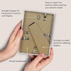 image:imageAmericanflat 24x30 Poster Frame  Slim Molding  Black  Polished plexiglass front hangs vertical or horizontal sawtooth hangers included secure turntab backingSilver