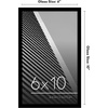 image:imageAmericanflat 24x30 Poster Frame  Slim Molding  Black  Polished plexiglass front hangs vertical or horizontal sawtooth hangers included secure turntab backingBlack