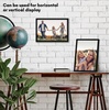 image:imageAmericanflat 24x30 Poster Frame  Slim Molding  Black  Polished plexiglass front hangs vertical or horizontal sawtooth hangers included secure turntab backingBlack