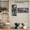 image:imageAmericanflat 24x30 Poster Frame  Slim Molding  Black  Polished plexiglass front hangs vertical or horizontal sawtooth hangers included secure turntab backingBlack